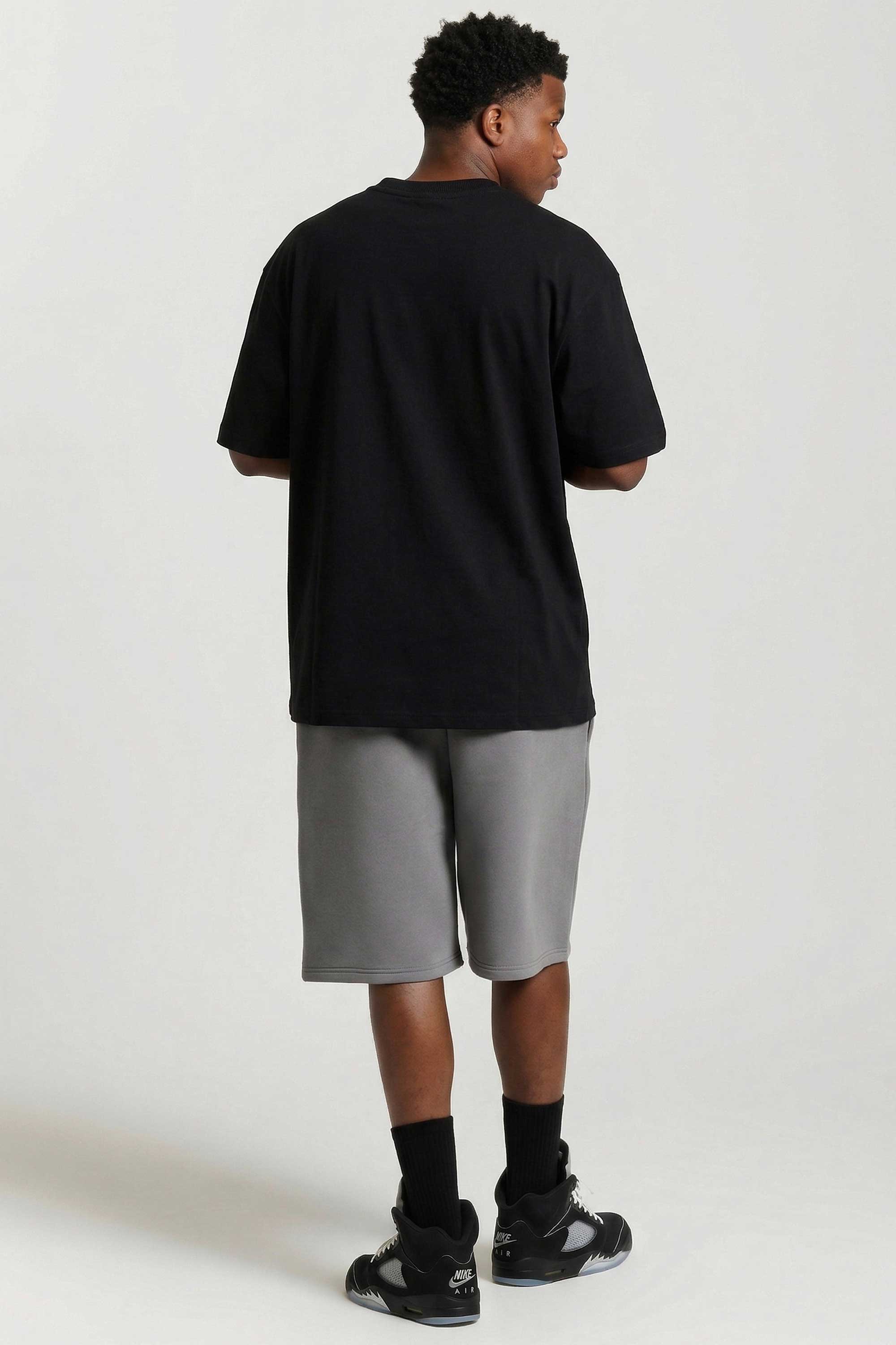 Camiseta Compton Oversized Logo Refletivo Preto