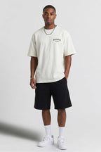 Camiseta Compton Oversized Los Angeles Flag Off White