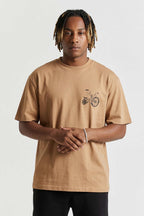 Camiseta Compton Oversized Lowbike Legacy Caqui