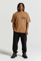 Camiseta Compton Oversized Lowbike Legacy Caqui
