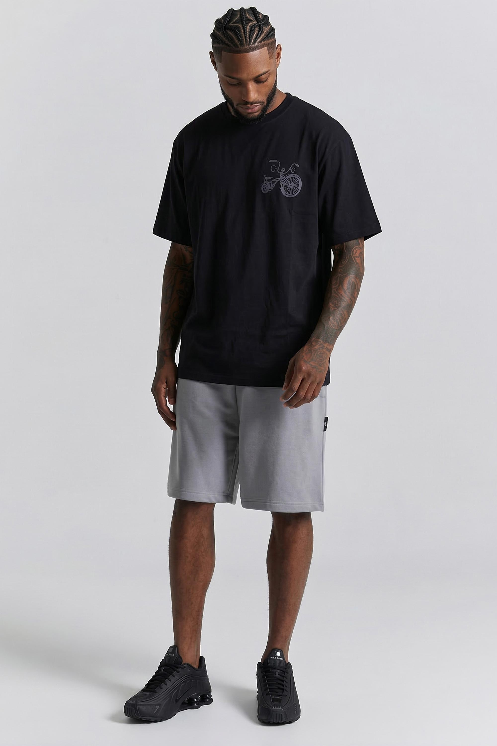 Camiseta Compton Oversized Lowbike Legacy Preto
