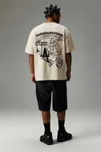 Camiseta Compton Oversized Lowbike Legacy Off White