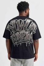 Camiseta Compton Oversized Big NWA - Preta