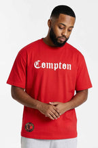 Camiseta Compton Oversized New Logo Furtacor Vermelha