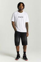 Camiseta Compton Oversized Tupac Branca