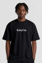 Camiseta Compton Oversized Tupac Preta