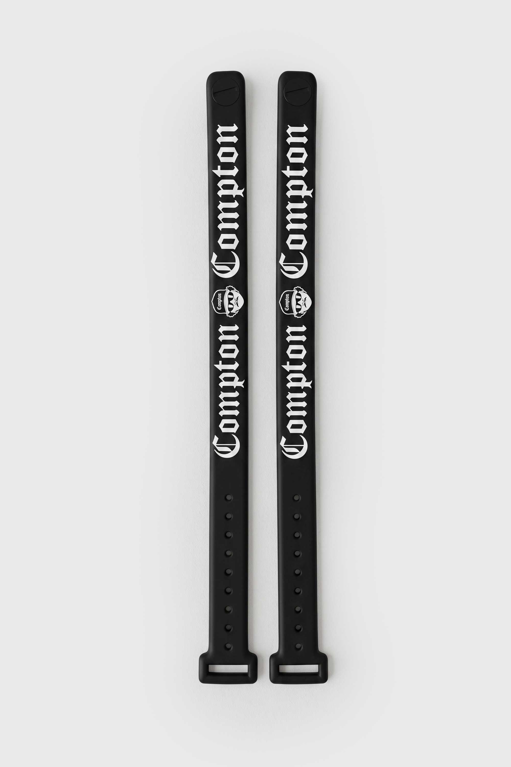 Pulseira Silicone Compton Eazy-E Com Regulagem - Preto
