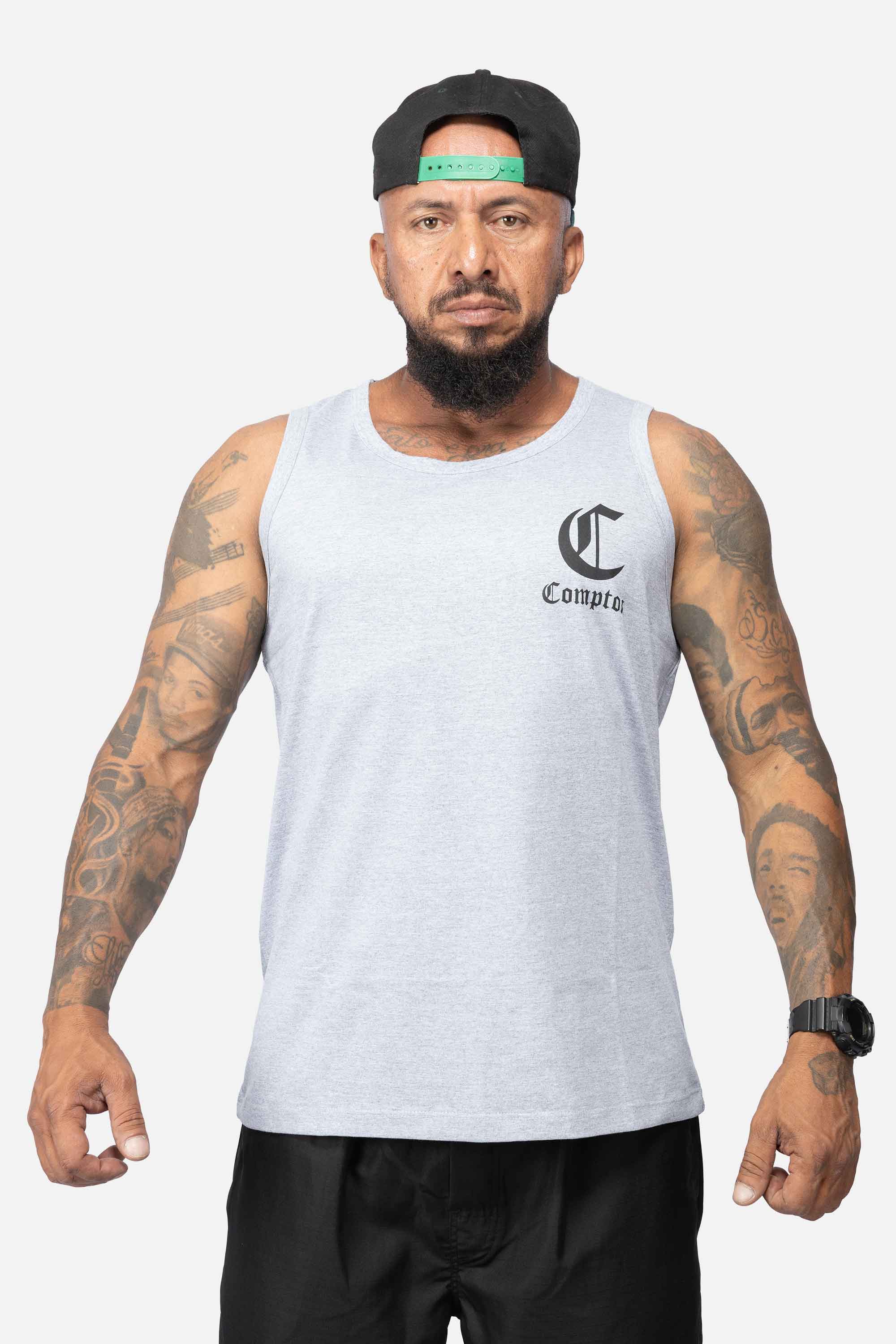 Regata Compton Logo Cinza