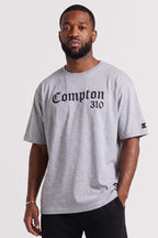 Camiseta Collab Starter x Compton 310 Cinza Mescla