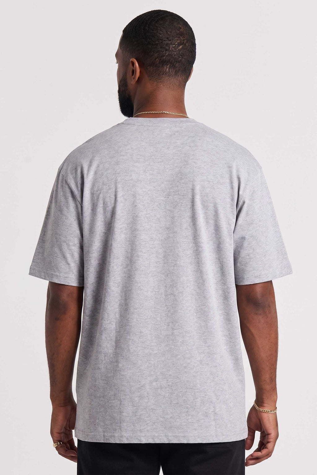 Camiseta Collab Starter x Compton 310 Cinza Mescla