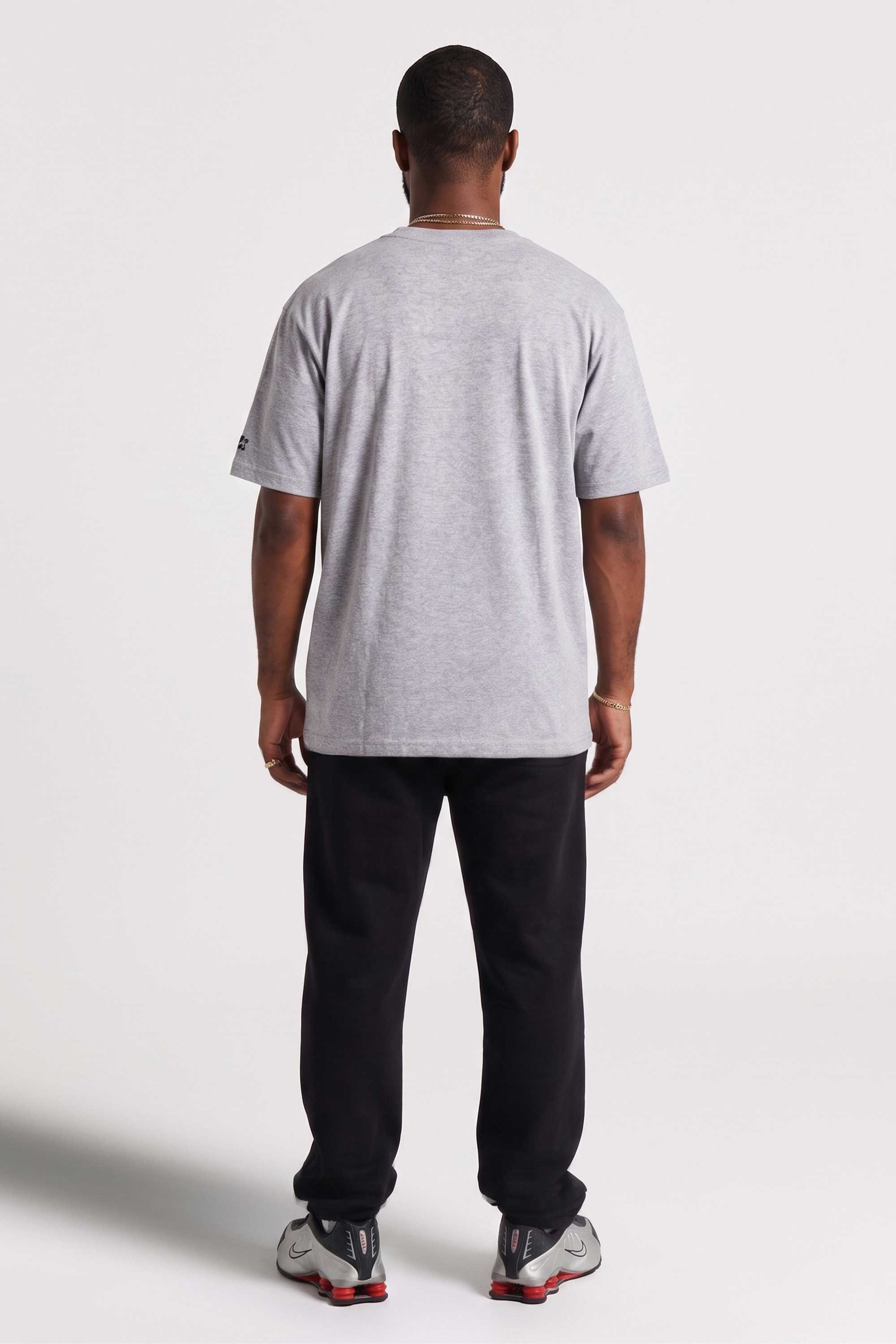 Camiseta Collab Starter x Compton 310 Cinza Mescla