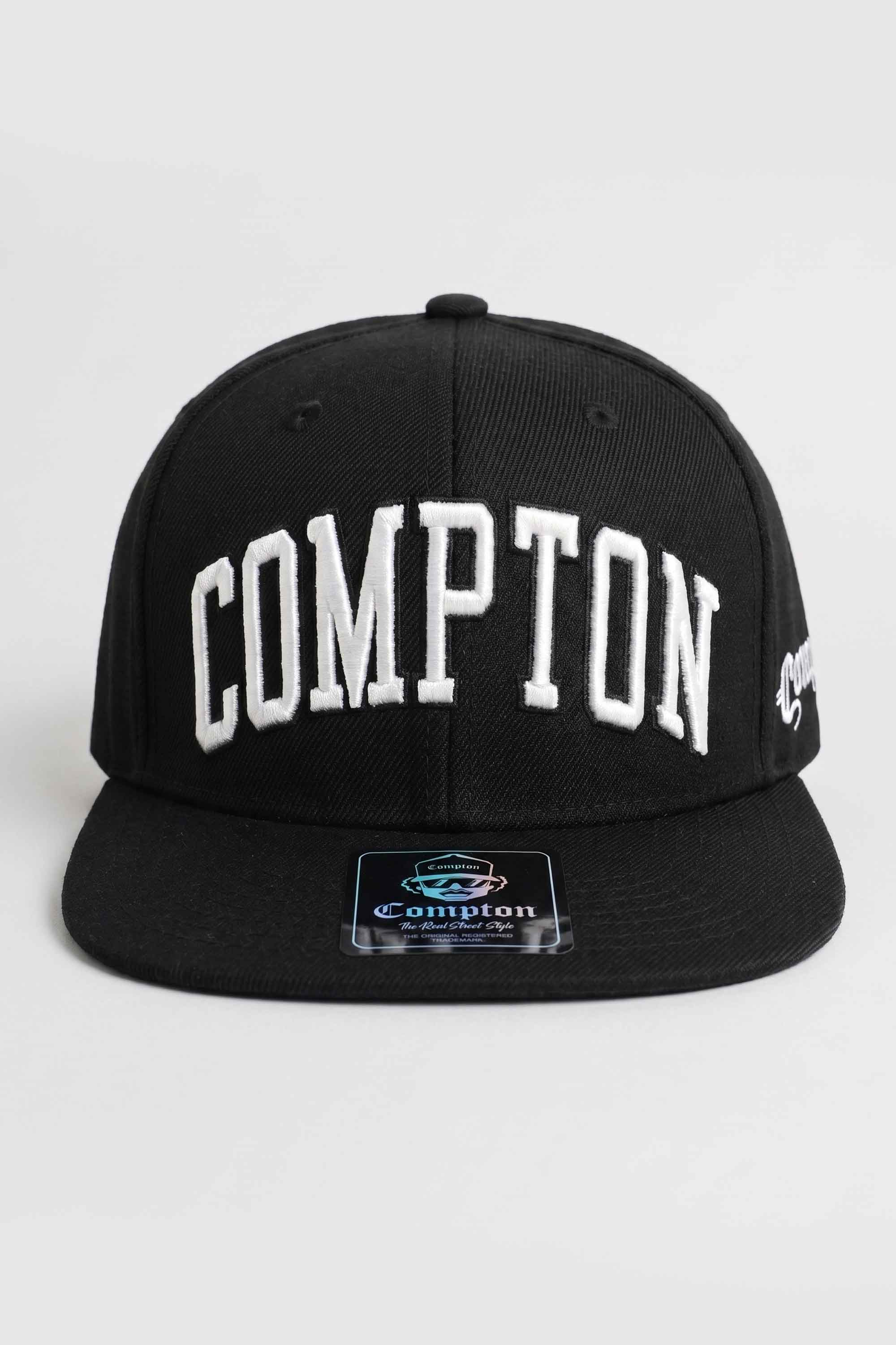 Boné Compton Aba Reta Snapback Urban Preto