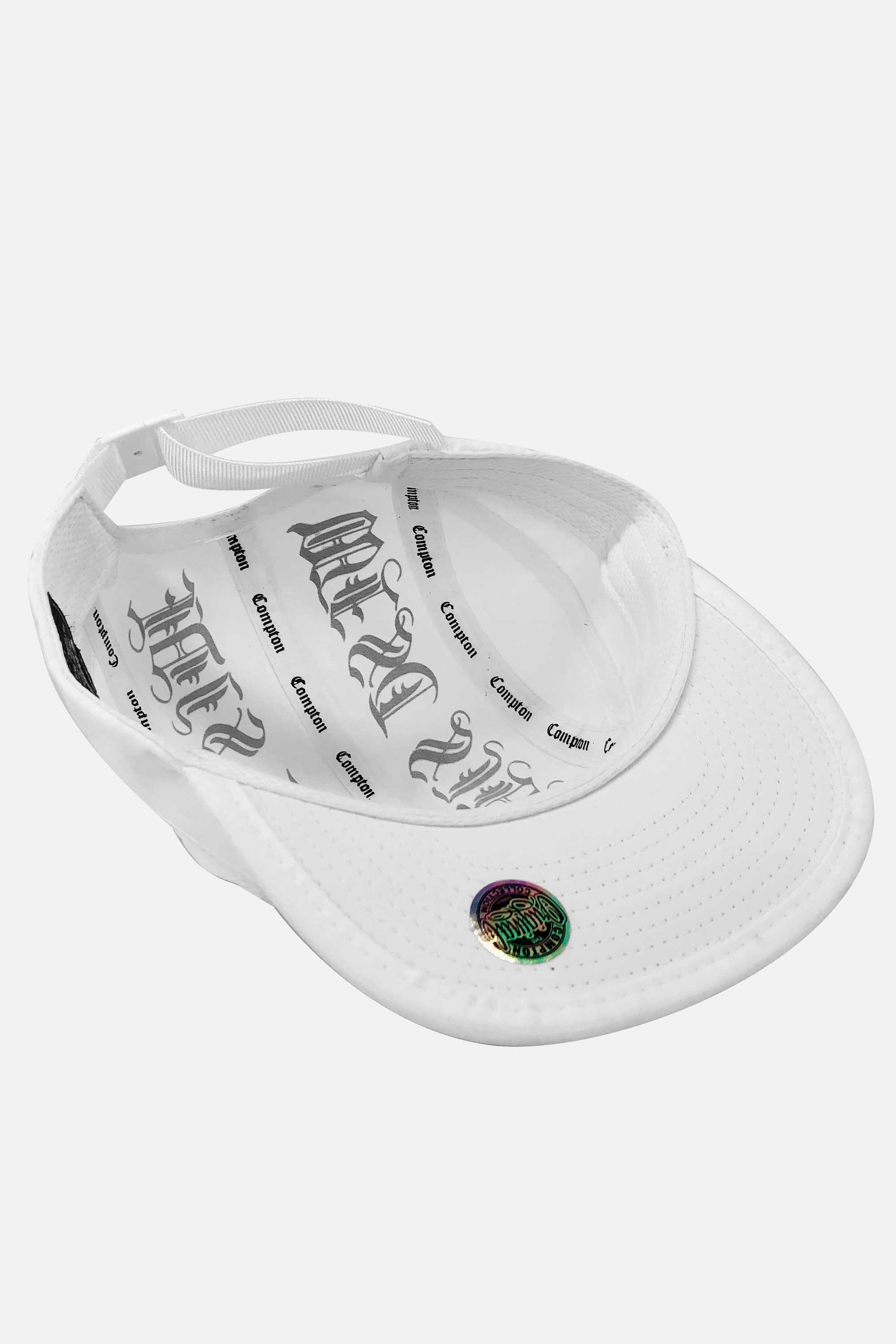 Boné Compton Five Panel Strapback West Side Branco