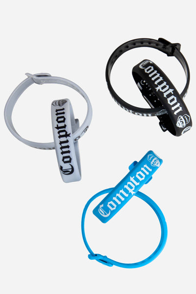 Kit 3 Pulseiras Compton Silicone Cores