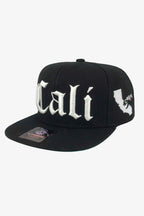 Boné Compton Aba Reta Snapback Cali Preto