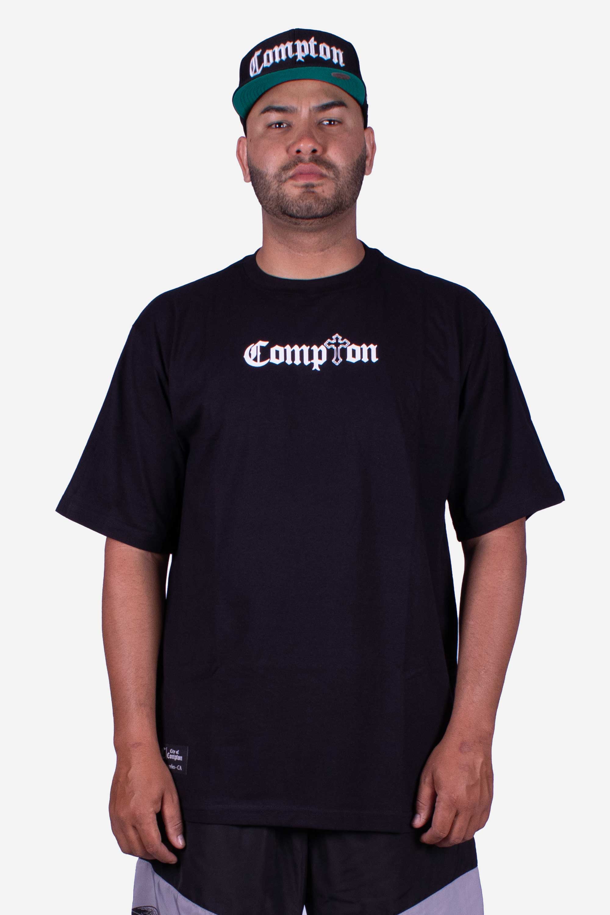 Camiseta Compton Oversized Tupac Preta