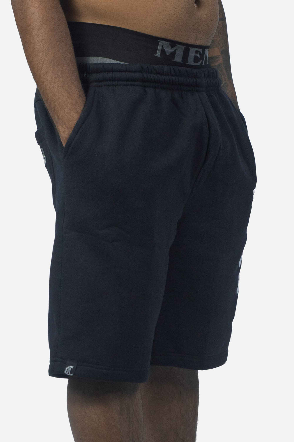 Bermuda Moletom Compton Drop Drained Preta