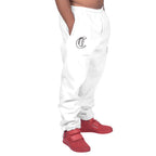 Calça Compton Moletom Script Branca