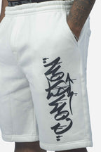 Bermuda Moletom Compton Drop Drained Off White