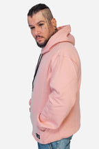 Moletom Compton Canguru Logo Refletivo Nude - COMPTON