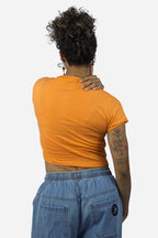 Cropped Compton Relevo 3D Laranja - COMPTON