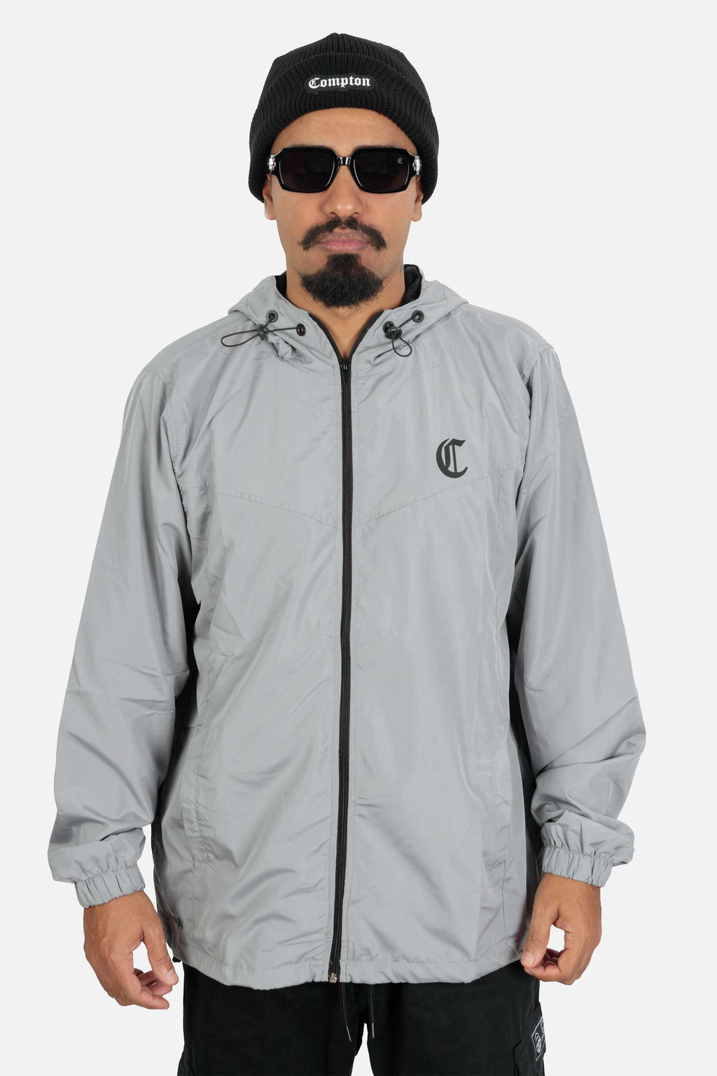 Jaqueta Compton Corta Vento Sport Cinza