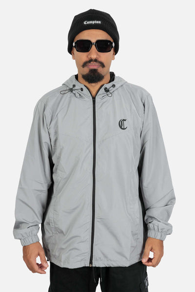 Jaqueta Compton Corta Vento Sport Cinza