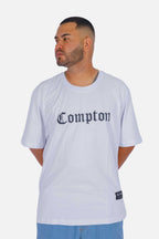 Camiseta Compton Oversized Classic Branca