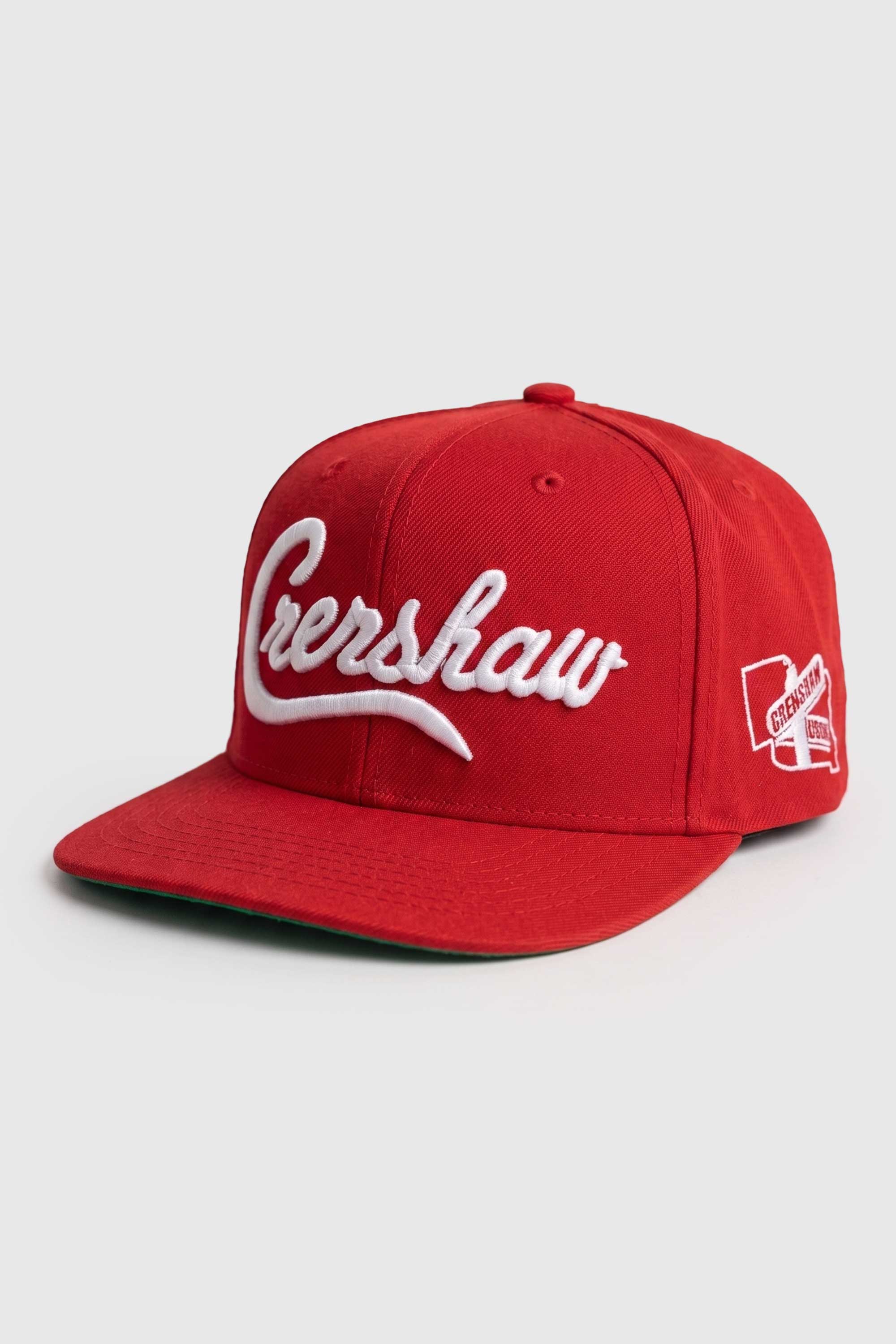 Boné Aba Reta Snapback Crenshaw Logo - Vermelho
