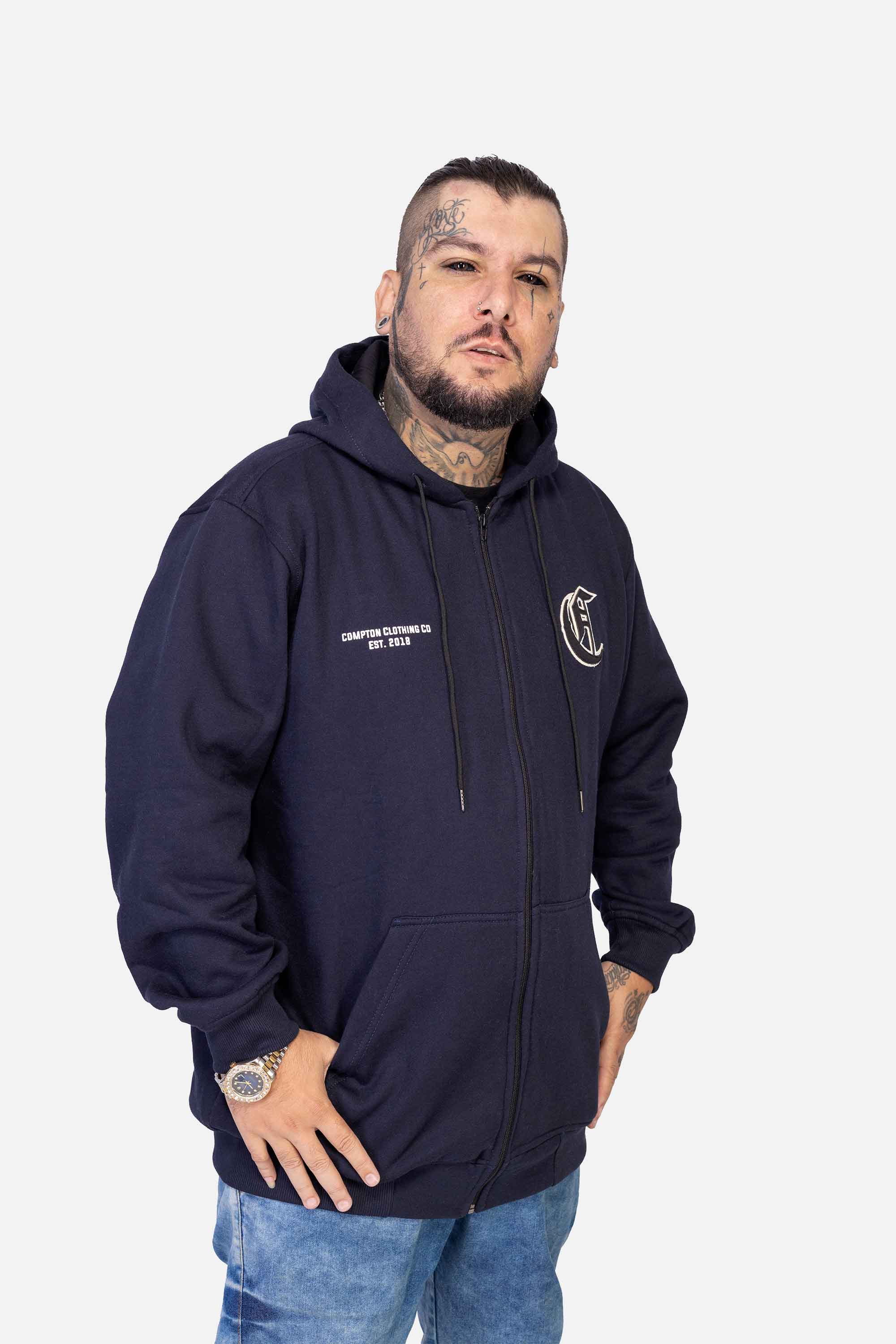 Moletom Compton Canguru Street Rules Preto