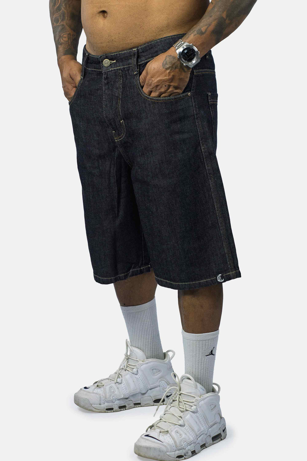 Bermuda Jeans Compton Black Five Poket