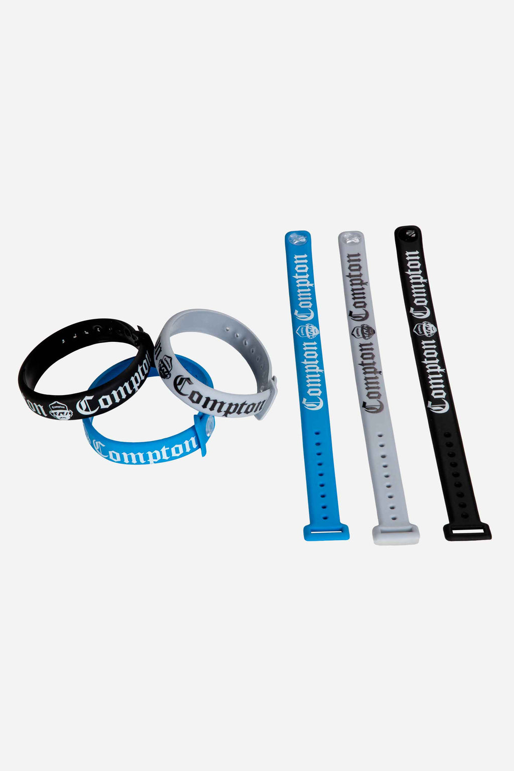 Kit 3 Pulseiras Compton Silicone Cores