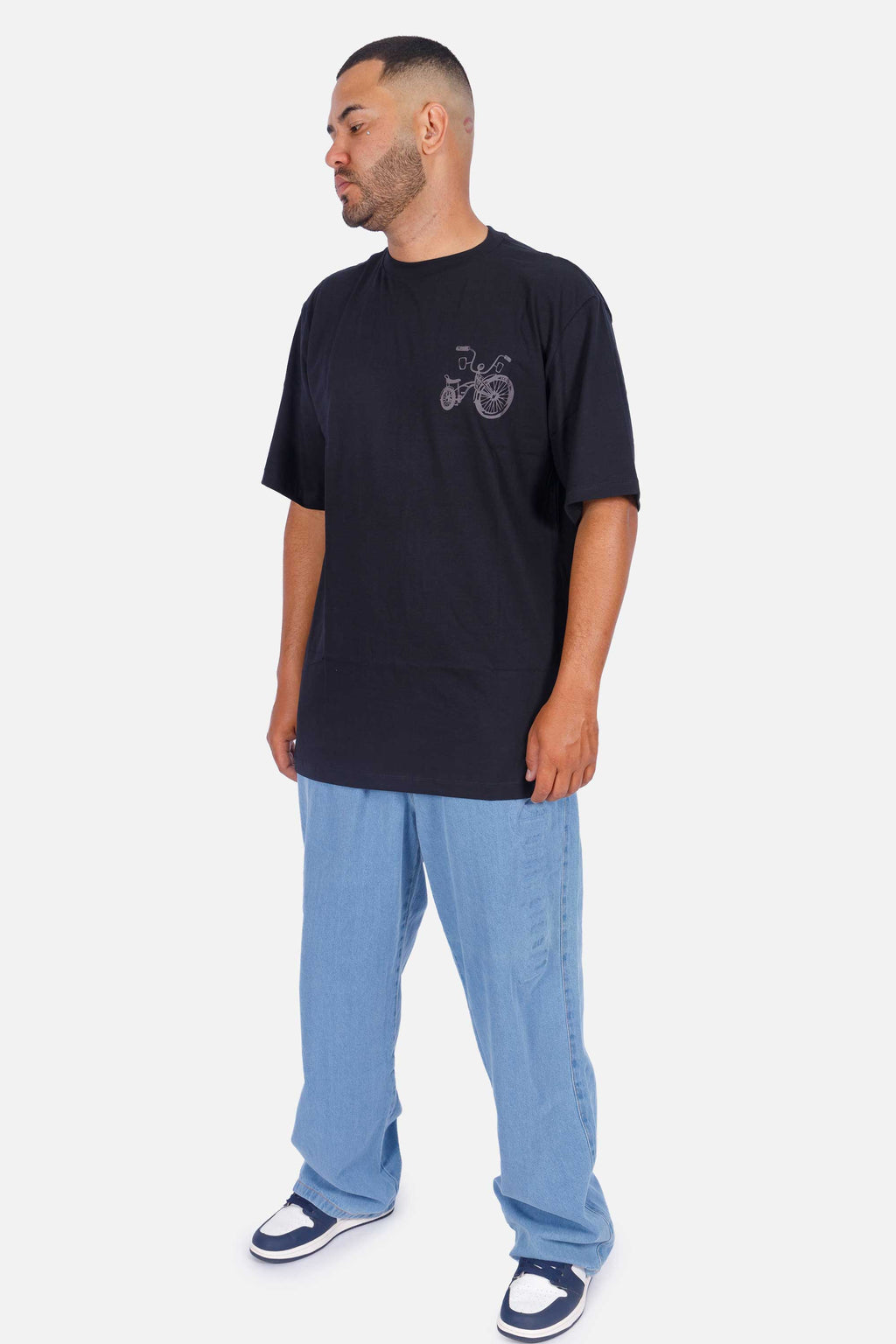 Camiseta Compton Oversized Lowbike Legacy Preto