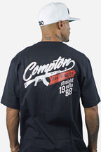 Camiseta Compton Oversized Bullet Preta