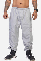 Calça Cargo Compton Ripstop Com Zíper Cinza