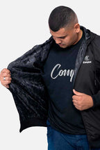 Jaqueta Compton Corta Vento Ziper Extra Preta