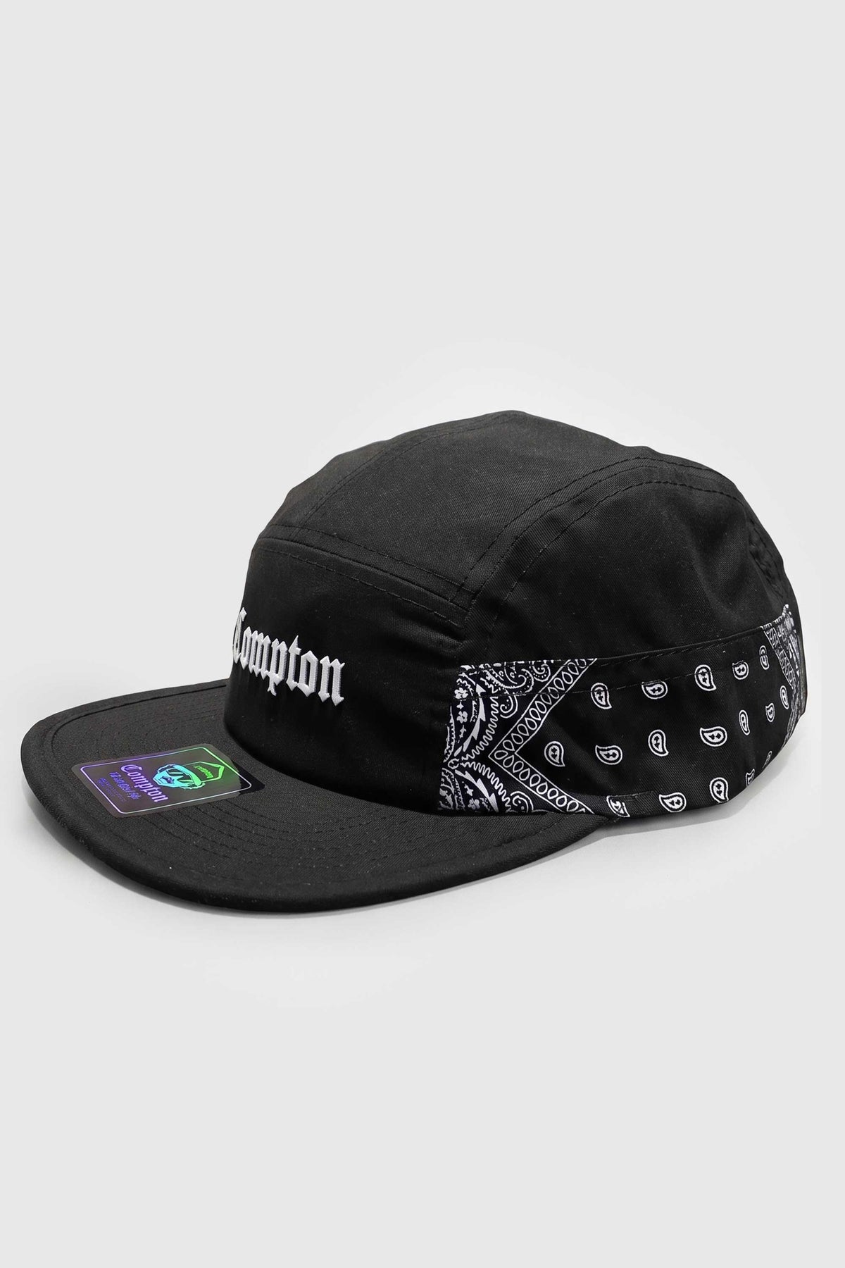 Boné Five Panel Compton Bandana Preto