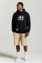 Moletom Compton Canguru CityScape Preto