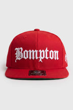 Boné Aba Reta Snapback Bompton - Vermelho