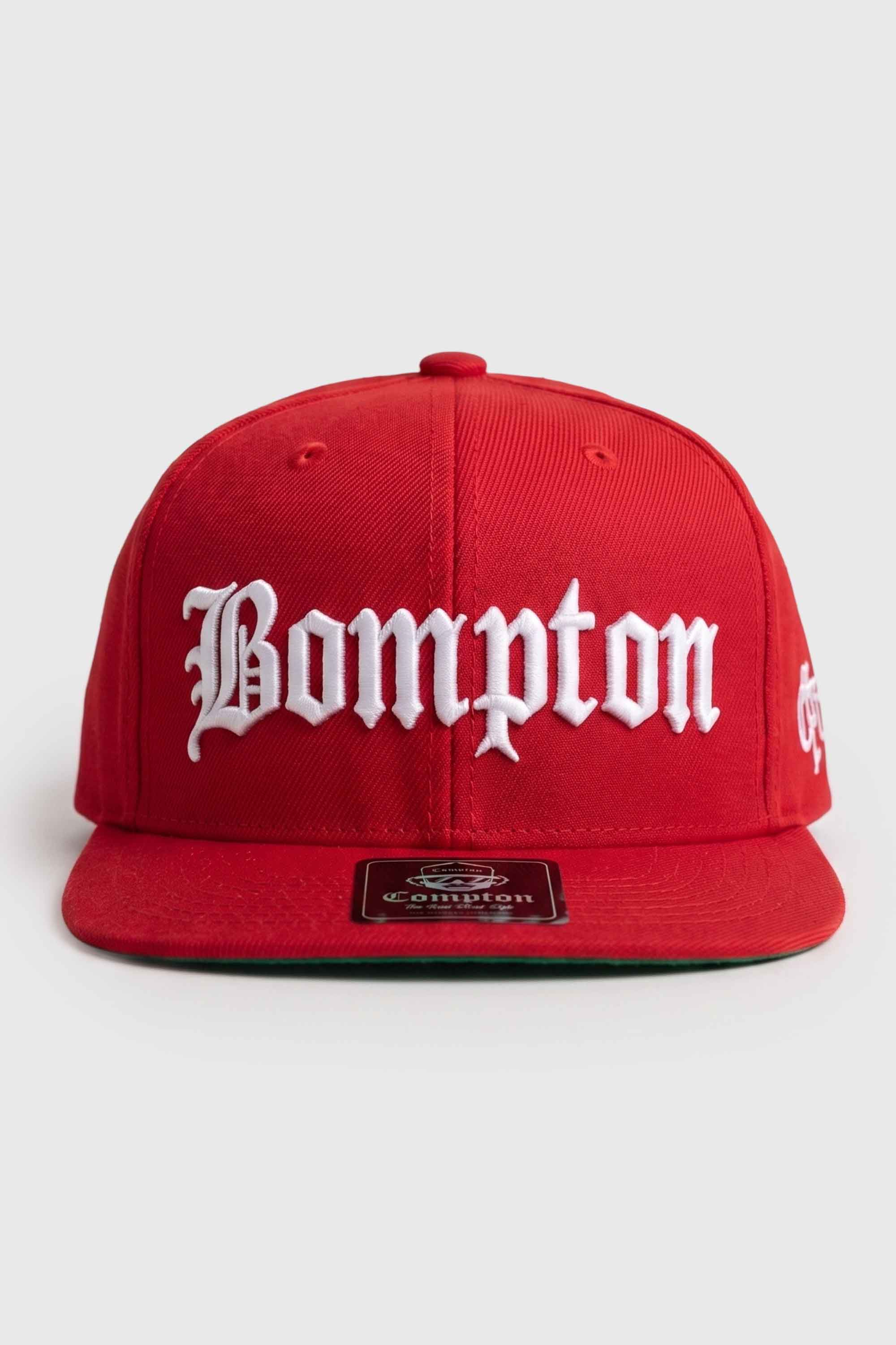 Boné Aba Reta Snapback Bompton - Vermelho
