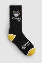 Meia Cano Alto Collab Starter x Compton 310 Preta