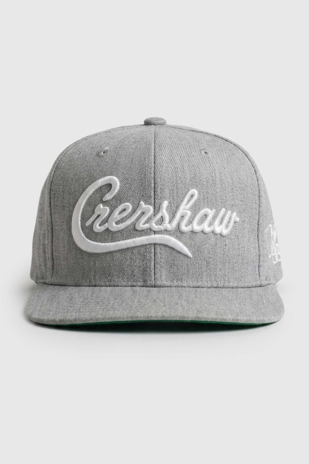 Boné Aba Reta Snapback Crenshaw Logo - Cinza Mescla