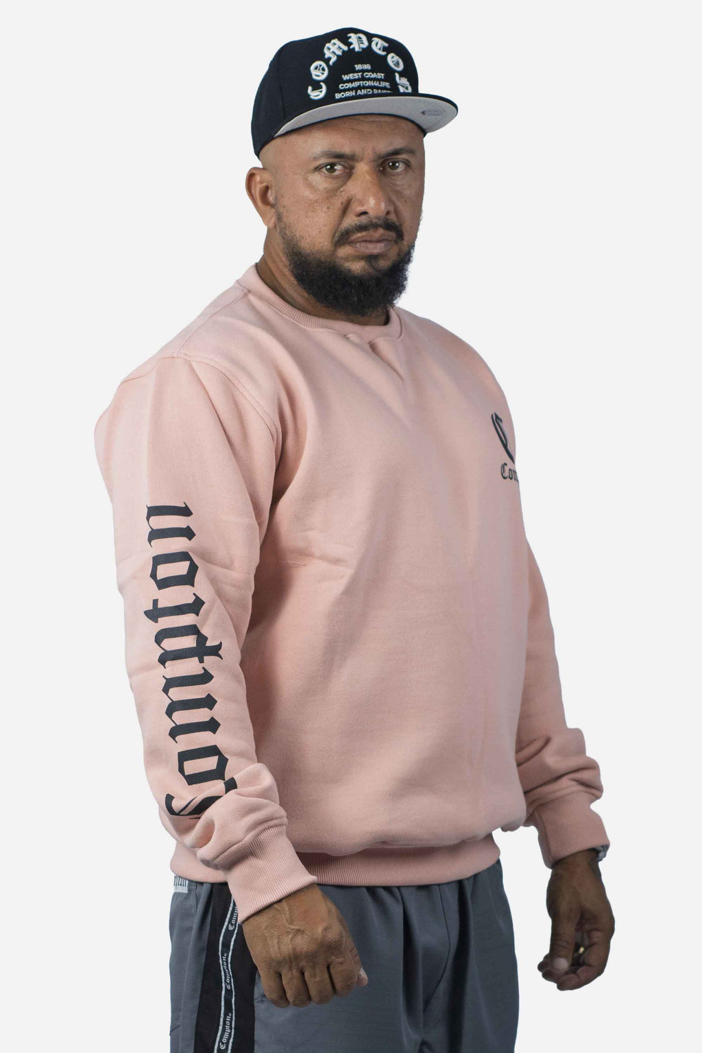 Moletom Compton Careca Logo Nude