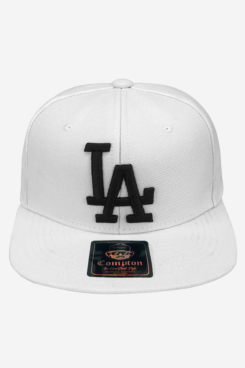 Boné Compton Aba Reta Snapback LA Authority Branco - COMPTON