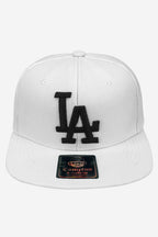 Boné Compton Aba Reta Snapback LA Authority Branco - COMPTON