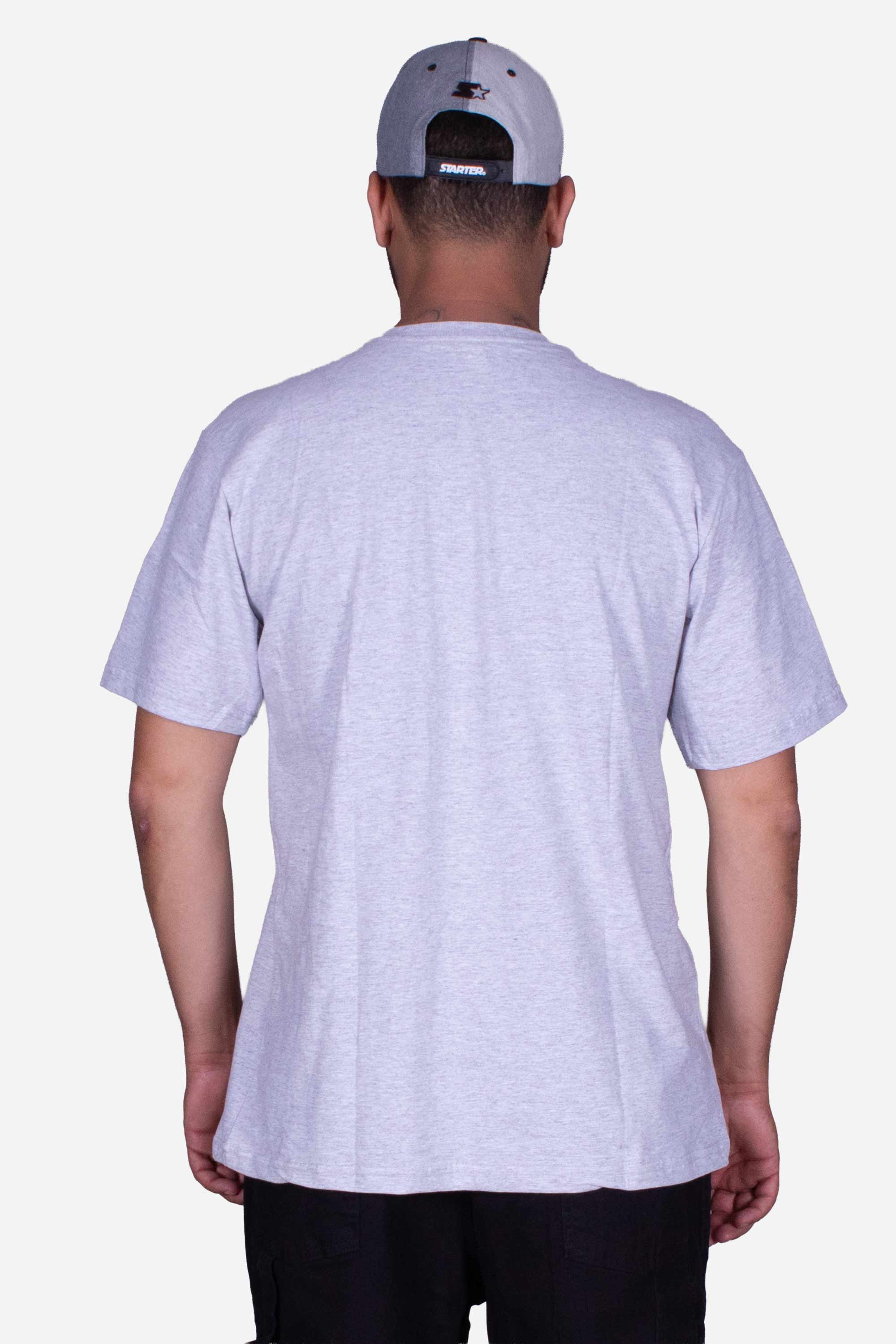 Camiseta Collab Starter x Compton Rap City Cinza Mescla