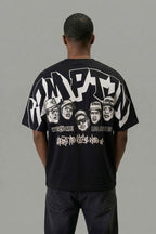 Camiseta Compton Oversized N.W.A. Faces - Preto