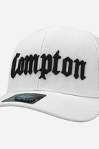 Boné Compton Aba Curva Snapback Classic Branco