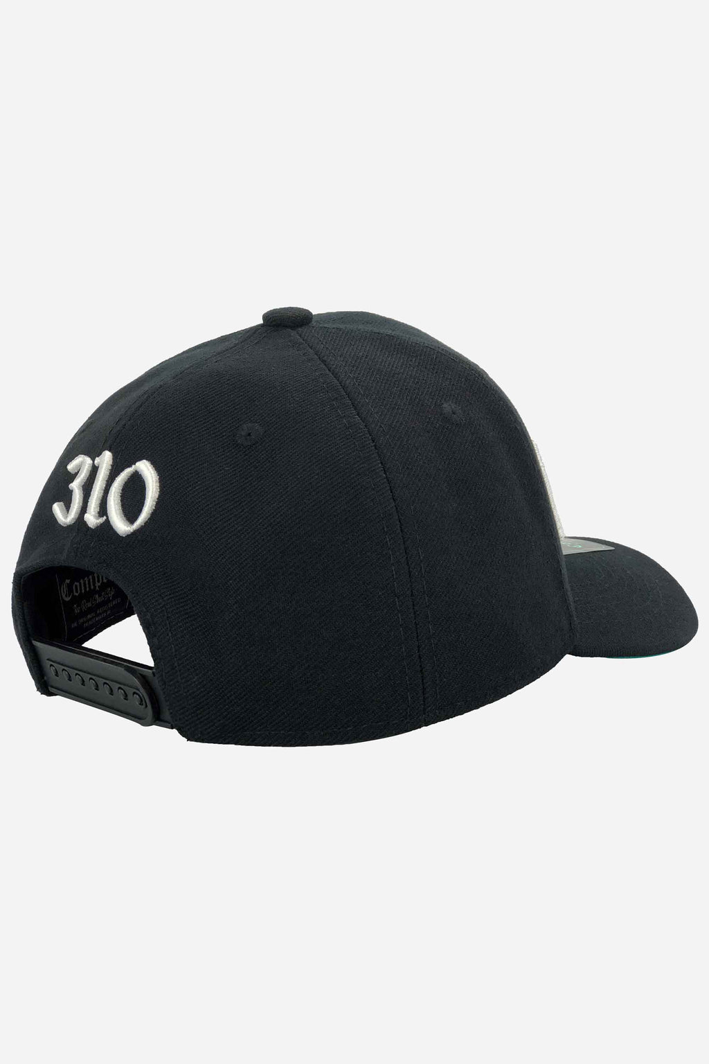Boné Compton Aba Curva Snapback Classic Preto