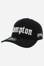 Boné Compton Aba Curva Snapback Classic Preto